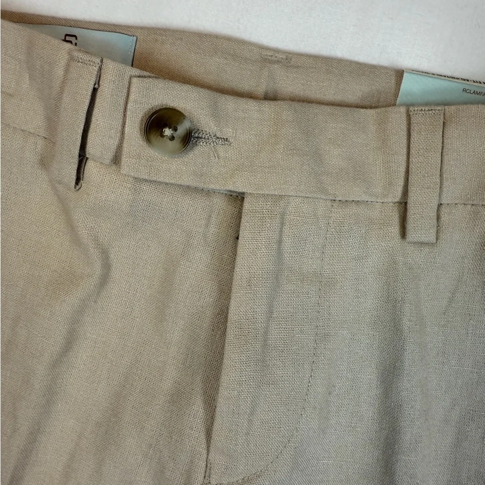 NWT CLASS CLUB Boys Khaki Dress‎ Pants Modern Fit Adjustable Waist Size 4 NEW